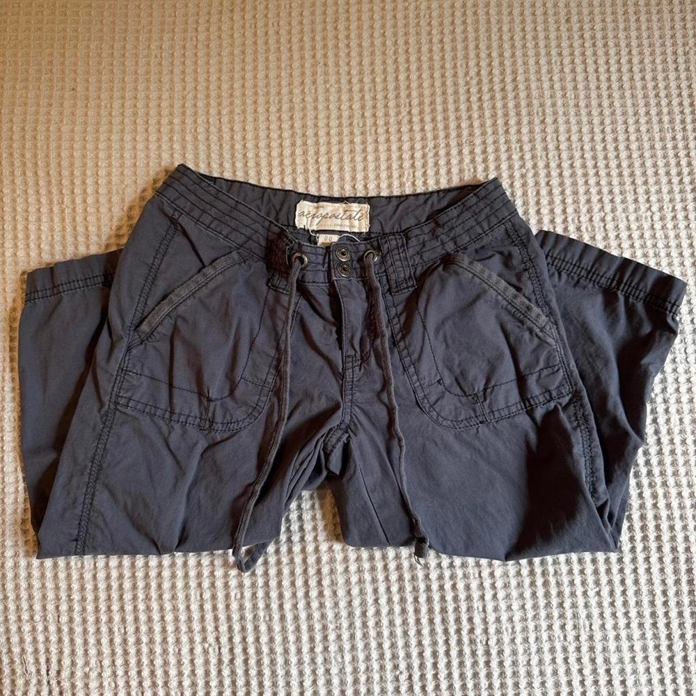 Y2K Aeropostale Charcoal Grey Cargo‎ Utility Shorts